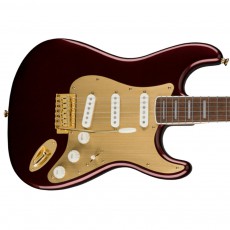 Fender Squier 40th Anniversary Stratocaster Gold Edition in Ruby Red